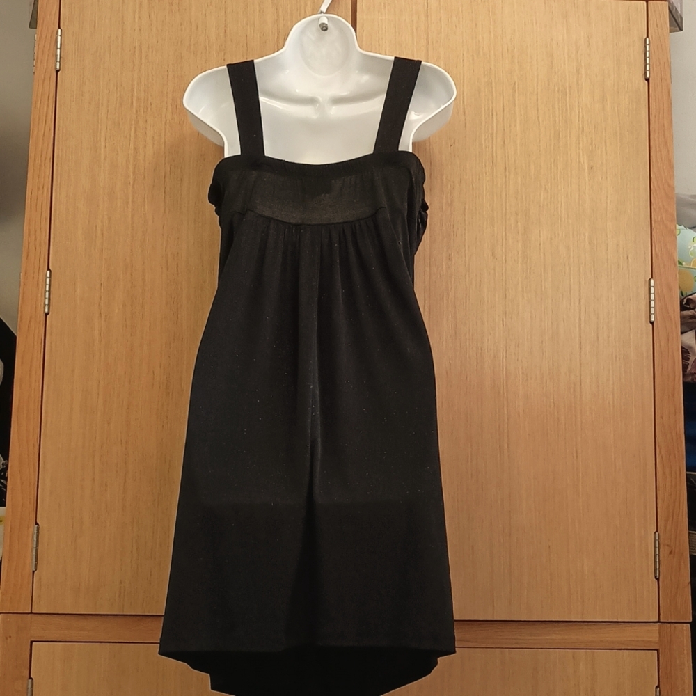 En Focus SZ 14 Black Sparkly Sleeveless Dress - Picture 2 of 7